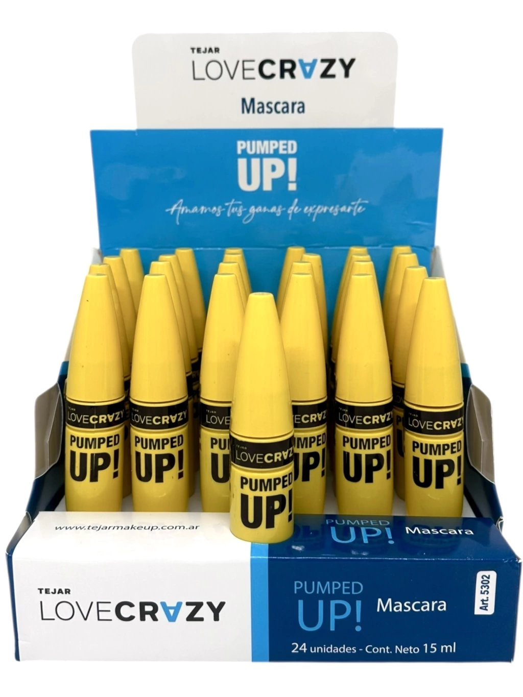 Mascara de pestañas Pumped Up Love Crazy Tejar